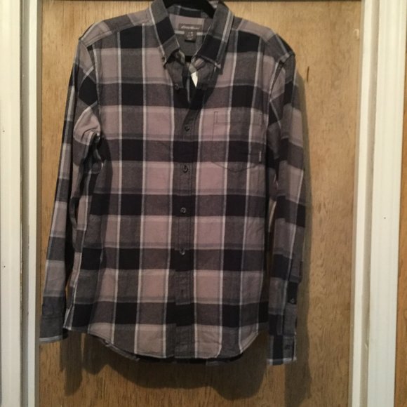 NWT Eddie Bauer button down flannel shirt - Picture 1 of 4